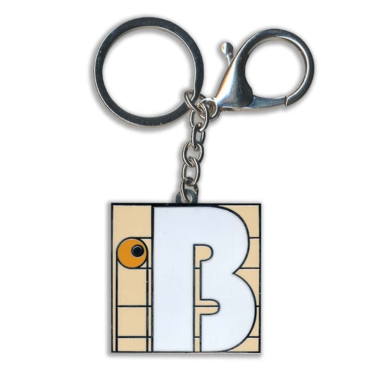 Initial B Keyring/Bag Charm