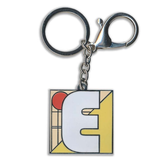 Initial E Keyring/Bag Charm