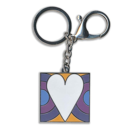 Symbol Heart Keyring/Bag Charm