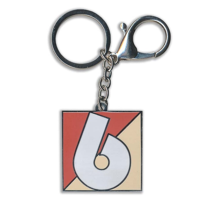 Number 6 Keyring/Bag Charm