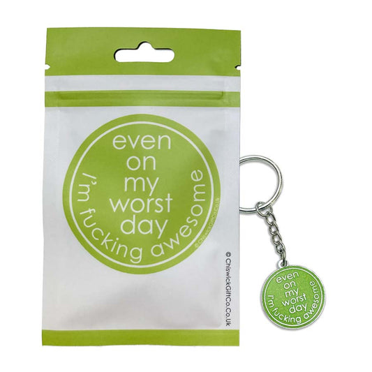 You Are Awesome Enamel Keyring