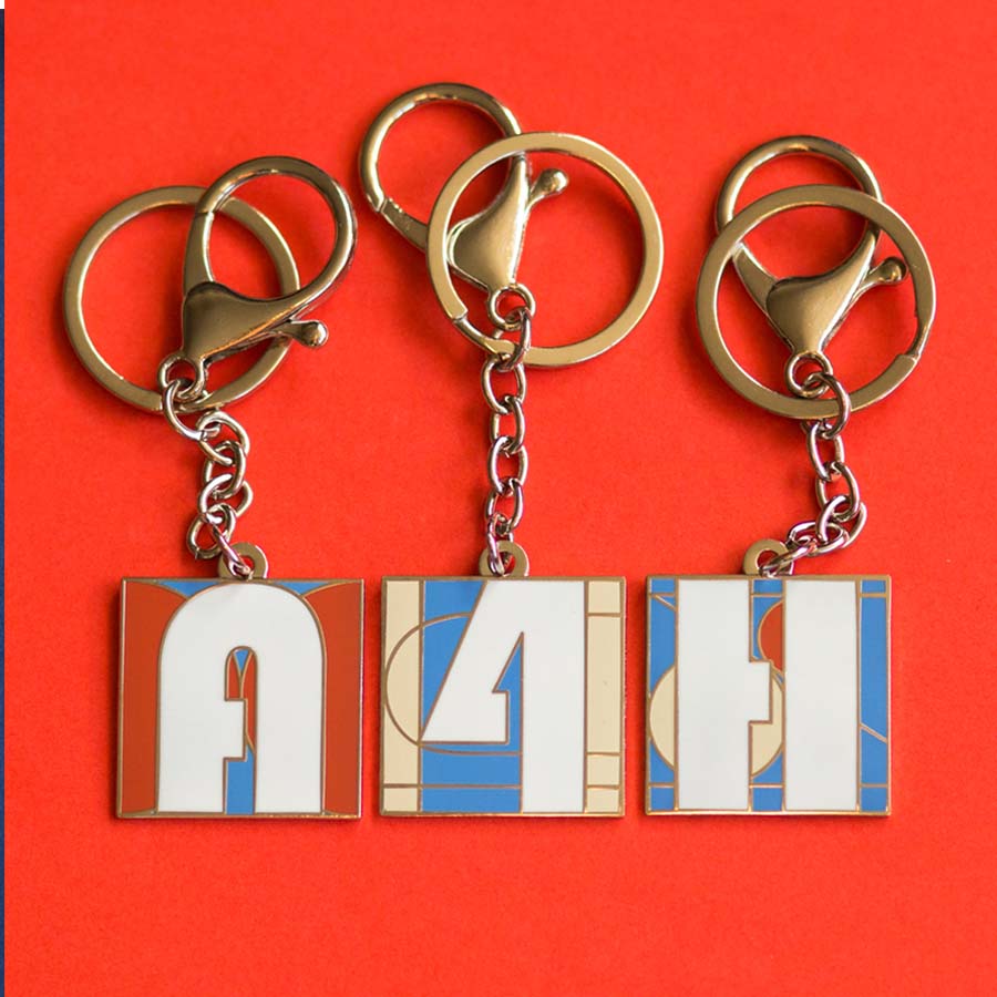 Letter keyring personalised, personalized gifting for friends