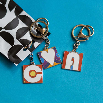 Initial C Keyring/Bag Charm