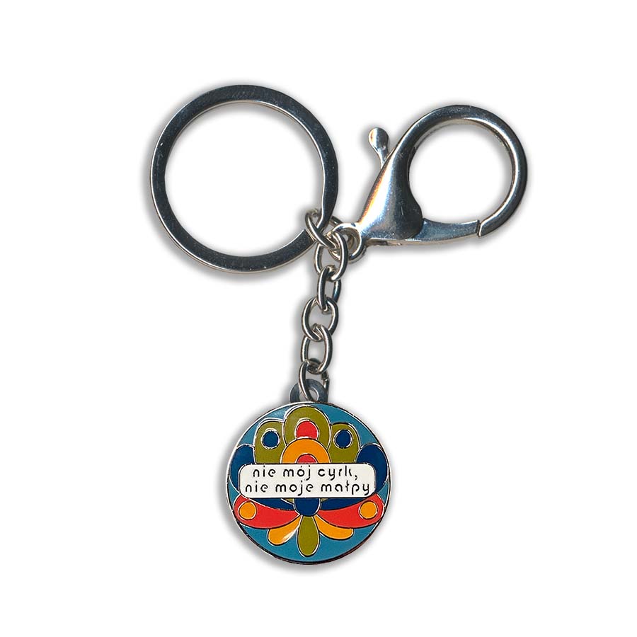 Not My Circus, Not My Monkeys Polish Keyring/Bag Charm