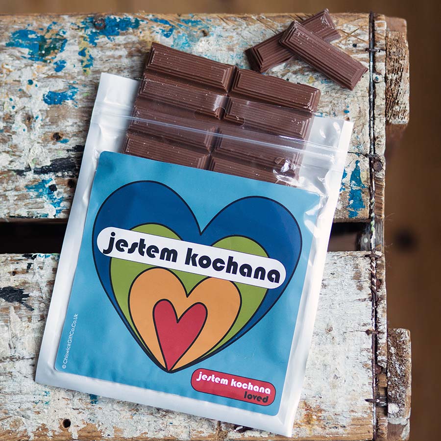 Loved (f) Chocolate Bar - Jestem Kochana