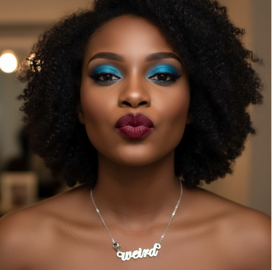 Weird Solid Sterling Silver Pendant | Bag Charm