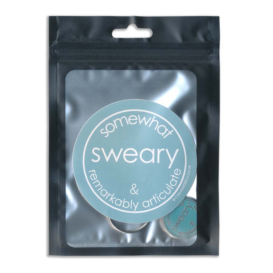 Somewhat Sweary & Remarkably Articulate Keyring – The Chiswick Gift Company