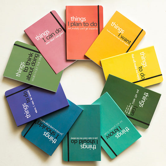 Bundle of 10 for the price of 8 "Things" Notebooks