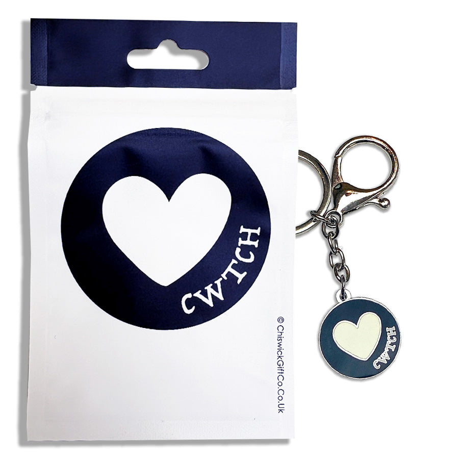 Welsh Keyring/Bag Charm - Cwtch - Hug