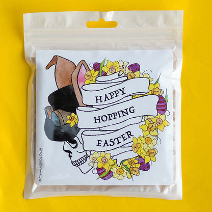 Happy Hopping Easter Steampunk Tattoo Chocolate Bar