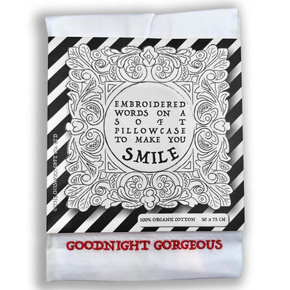 Embroidered Cotton Pillowcase - Set of Six