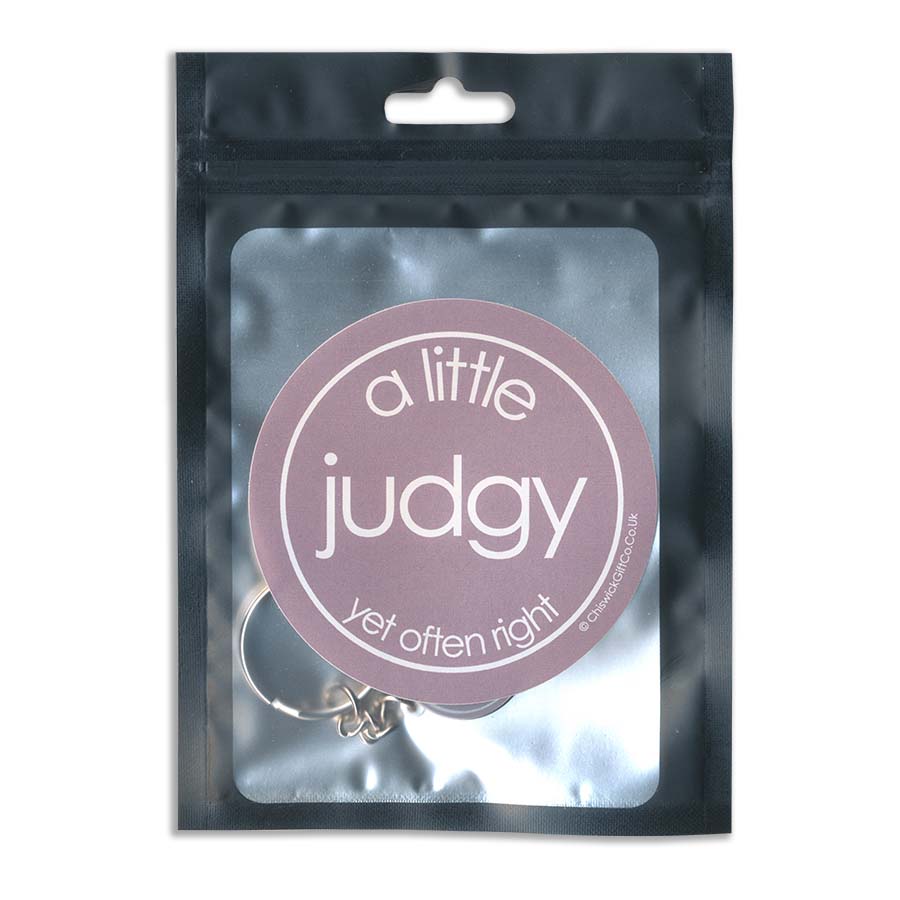A Little Judgy (yet often right) Keyring