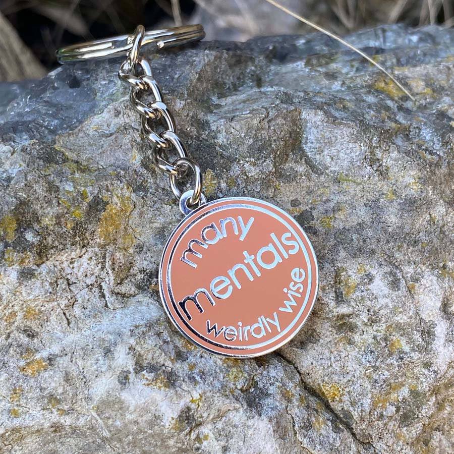 Many Mentals Weirdly Wise - Mug with Keyring Gift Set