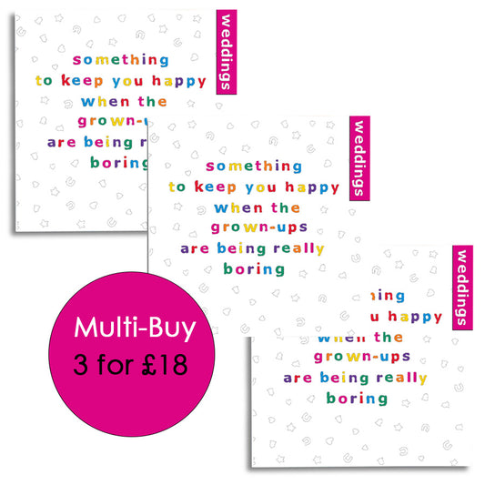 Something To Keep You Happy - Wedding Activity Book Bundle #1