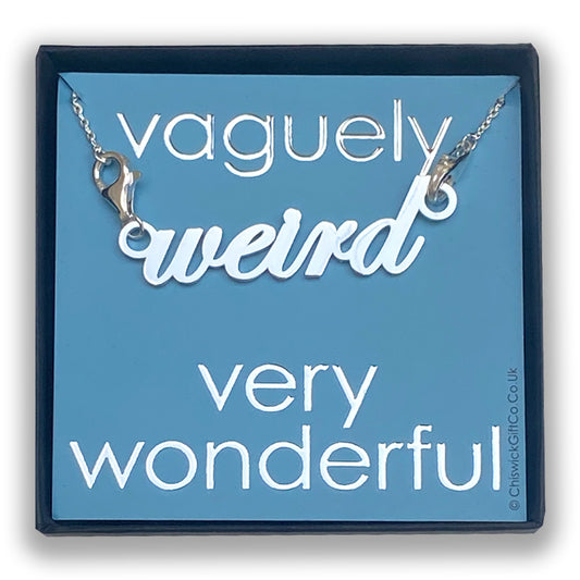 Weird Solid Sterling Silver Pendant | Bag Charm