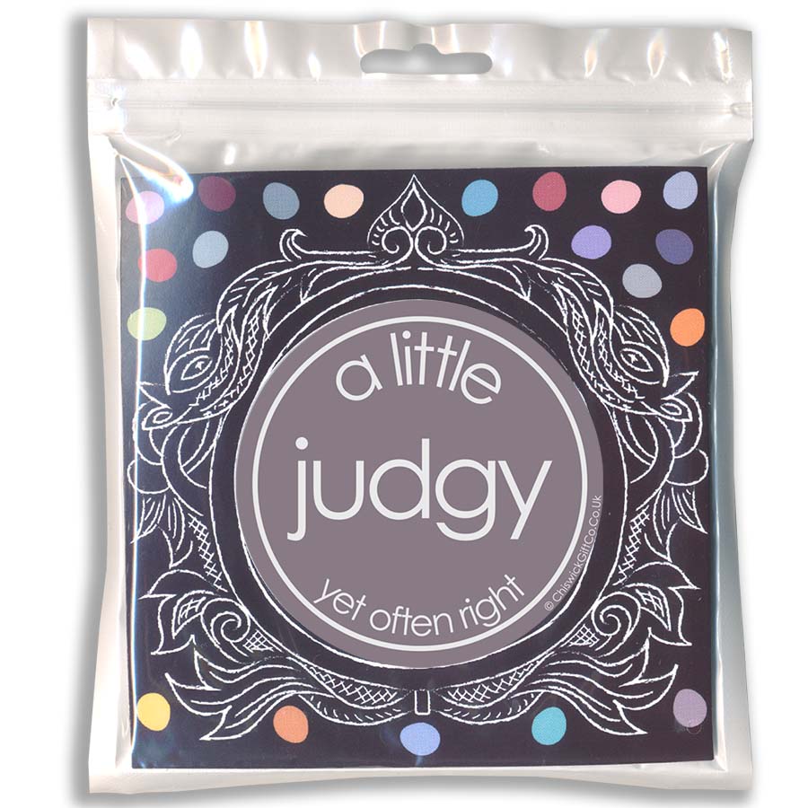 A Little Judgy (Yet Often Right) Chocolate Bar