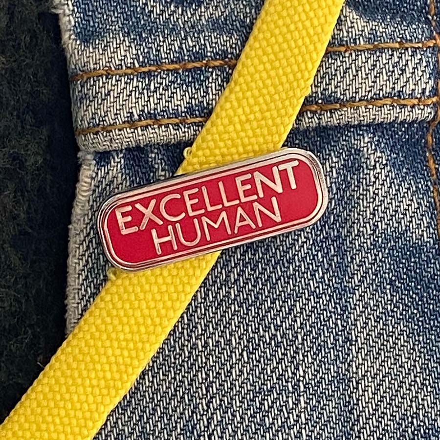Excellent Human Pin