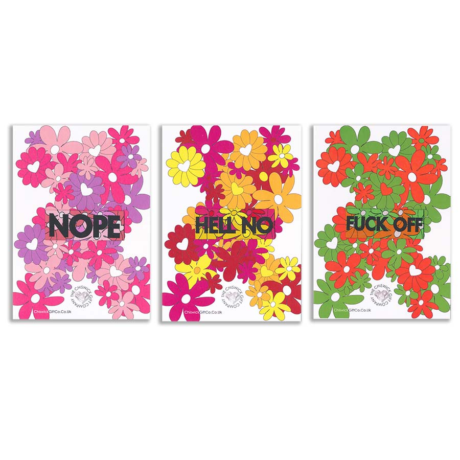 All 3 Angry Flower Tags