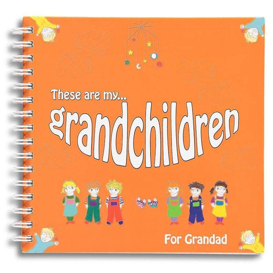 These Are My Grandchildren Keepsake Book For Grandad