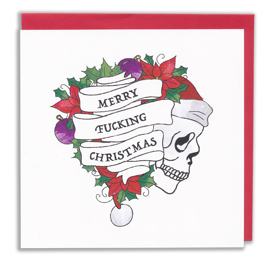 Merry Fucking Christmas - Greetings Card