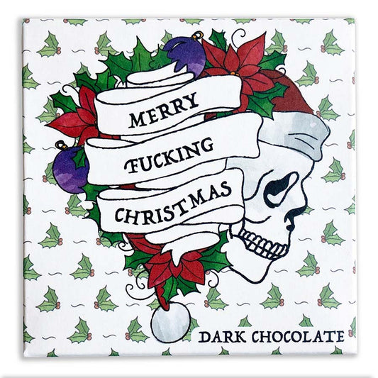 Merry Fucking Christmas Dark Chocolate Bar