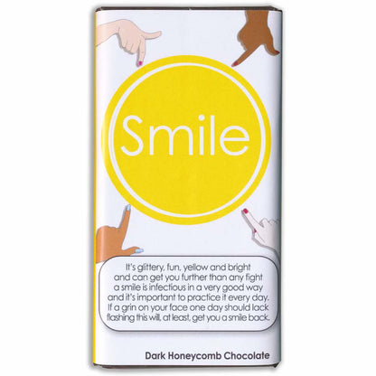 Smile Vegan Friendly Honeycomb Crunch Chocolate Bar