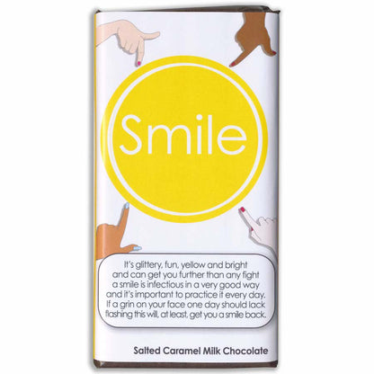 Smile Salted Caramel Milk Chocolate Bar