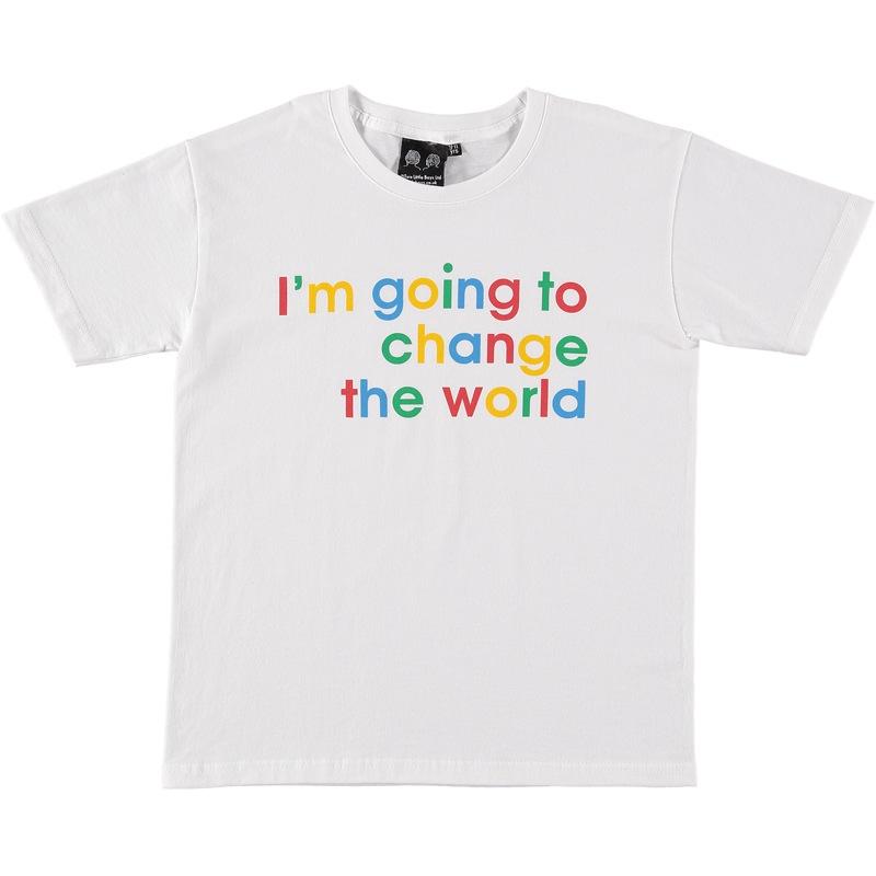 Children's I'm Going To Change The World Slogan Tee