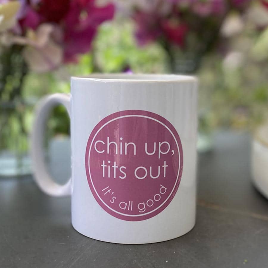 Chin Up Tits Out Coaster