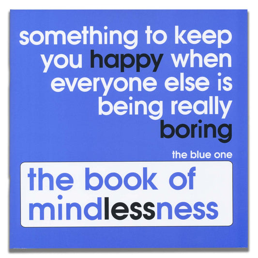 The Book of Mindless Fun For Adults - Blue