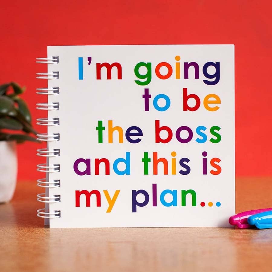 I'm Going To Be The Boss Doodle Pad