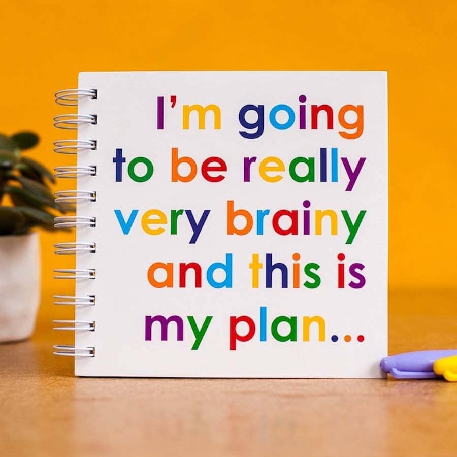 I'm Going To Be Very Brainy Doodle Pad