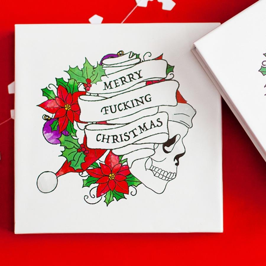 Merry Fucking Christmas - Greetings Card