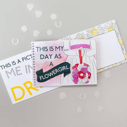 Personalised This Is My Day As A Flowergirl Activity Pack