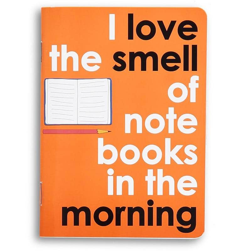 I Love The Smell Of Notebooks In The Morning Pocket Sized Notebook