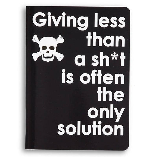 Giving Less Than A Sh*t Pocket Sized Notebook