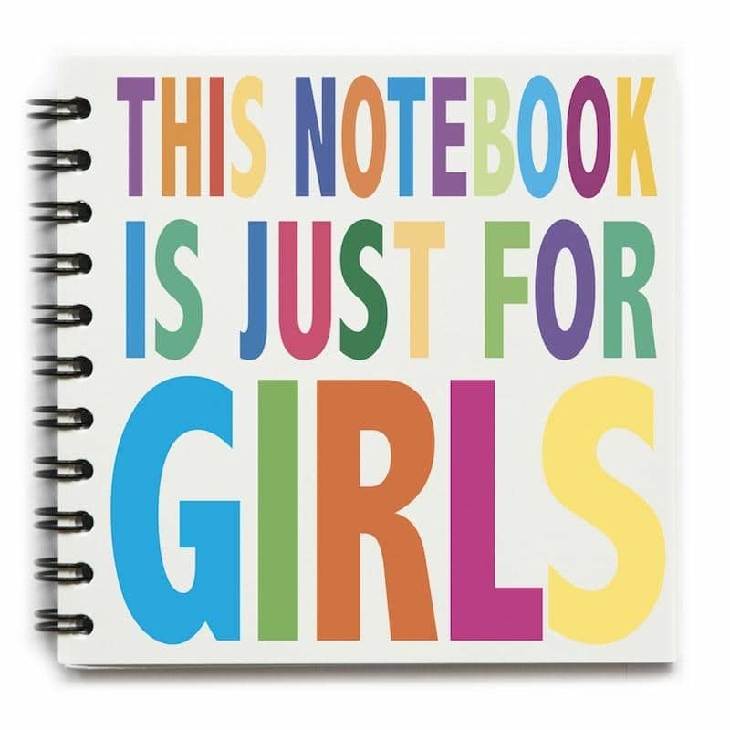 This Notebook Is Just For Girls Doodle Pad