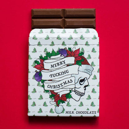 Merry Fucking Christmas Milk Chocolate Bar