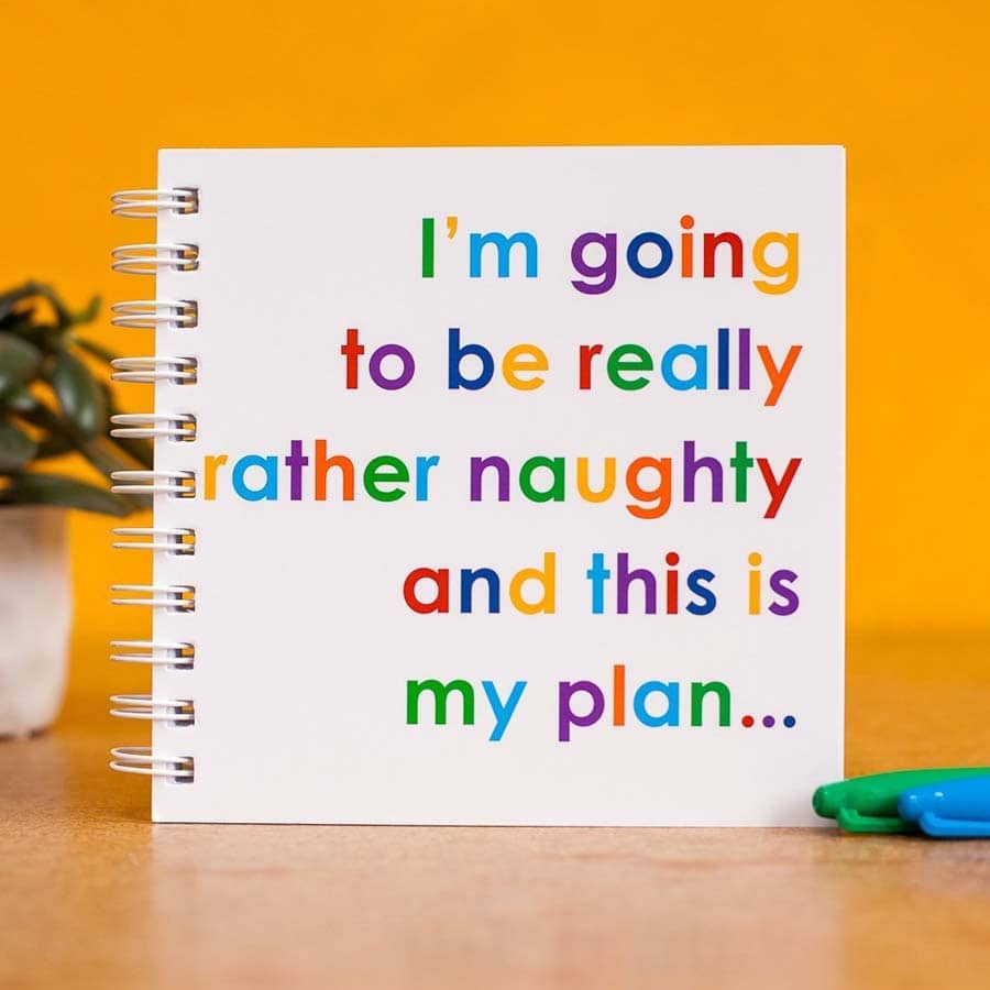 I'm Going To Be Really Rather Naughty Doodle Pad