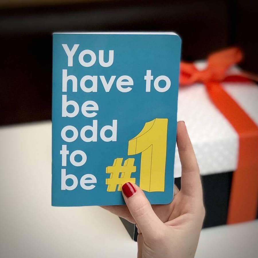 You Have To Be Odd To Be Number 1 Notecard