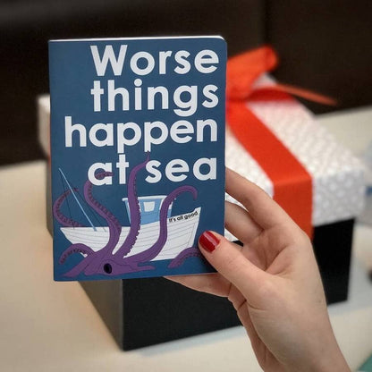 Worse Things Happen At Sea Notebookcard