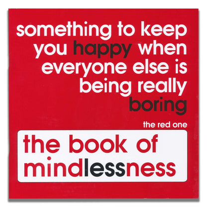 The Book of Mindless Fun For Adults - Blue & Red for £15