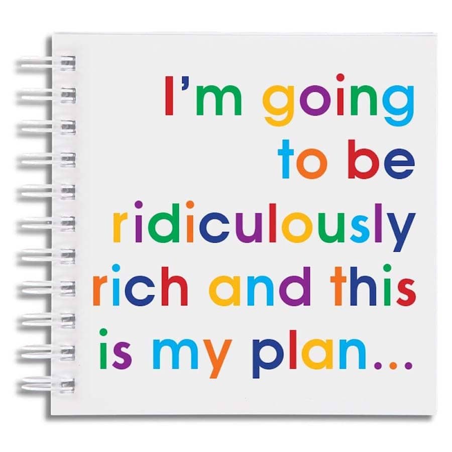 I'm Going To Be Ridiculously Rich Doodle Pad