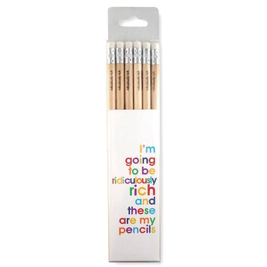 I'm Going To Be Ridiculously Rich Pencil Set