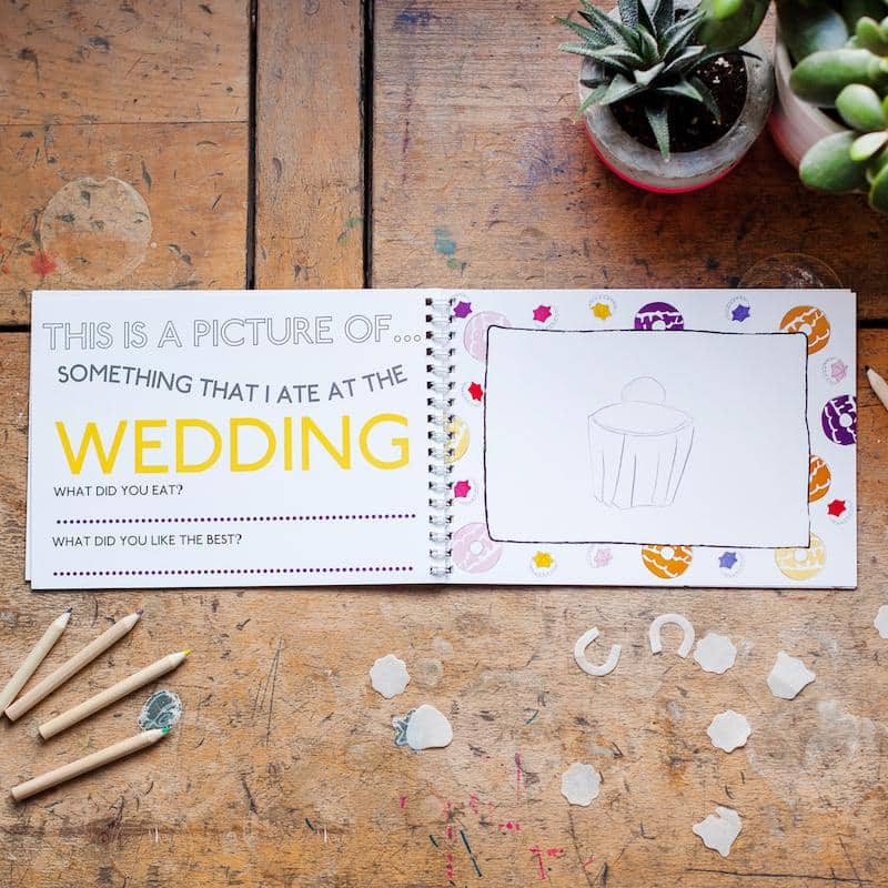 Personalised This Is My Day At A Wedding Activity Pack