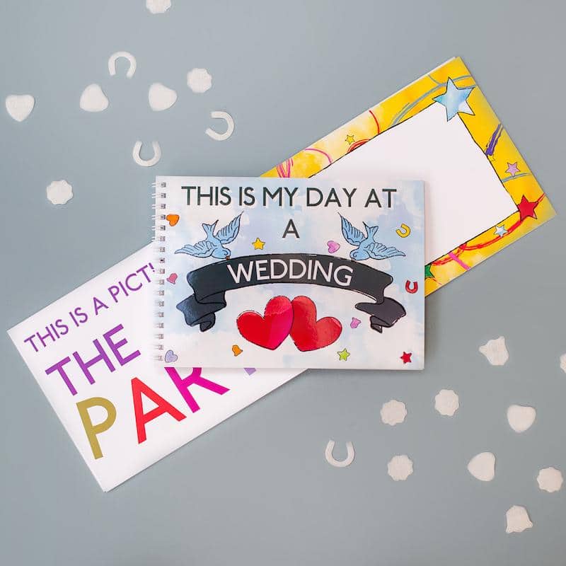 Personalised This Is My Day At A Wedding Activity Pack