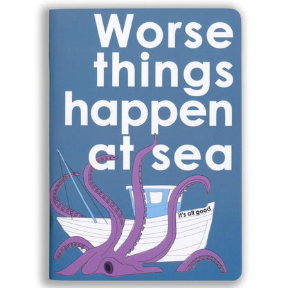 Worse Things Happen At Sea Notebookcard